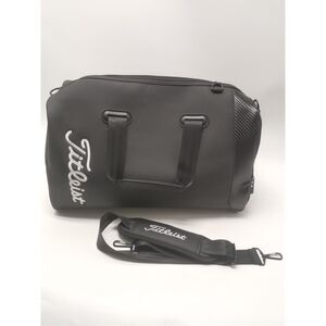 Pre-owned Titleist Golf Garment Bag Handheld Portable Weekender Bag Black